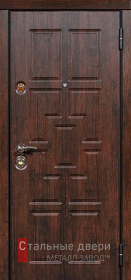 Стальная дверь С зеркалом №51 с отделкой МДФ ПВХ