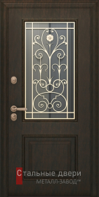 Входные двери МДФ в Пушкино «Двери МДФ со стеклом»